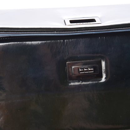 Chanel Patent Mademoiselle Single Flap So Black 10 of 10