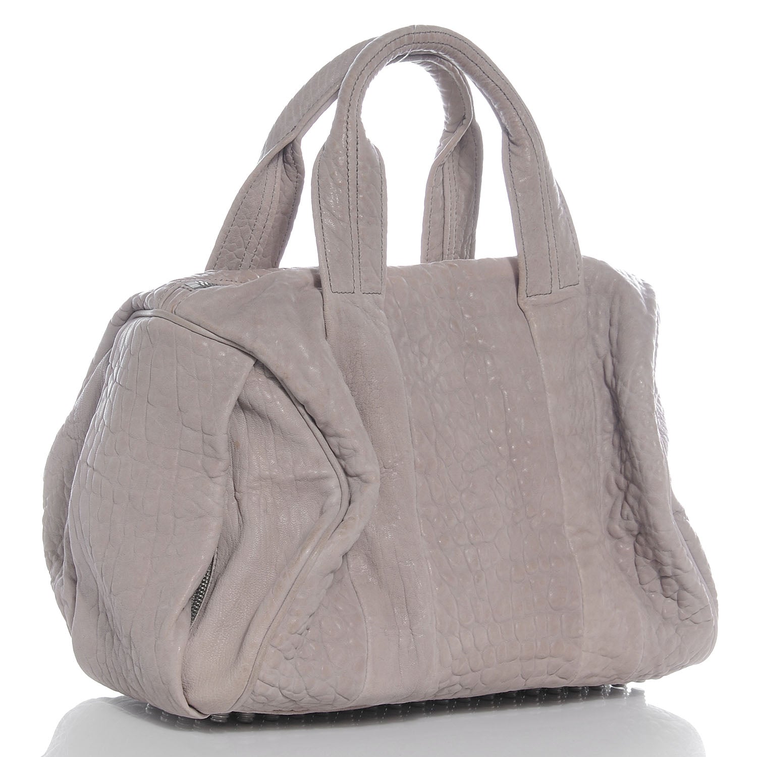 Alexander Wang Leather Rocco Duffel Grey 3 of 6