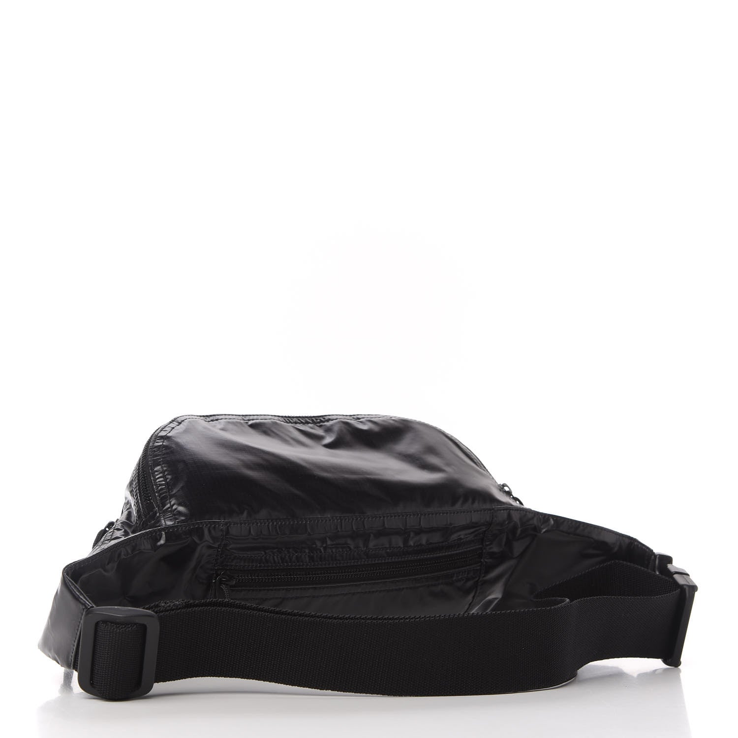 Saint Laurent Nylon Logo Ripstop Body Belt Bag Black 3 of 10