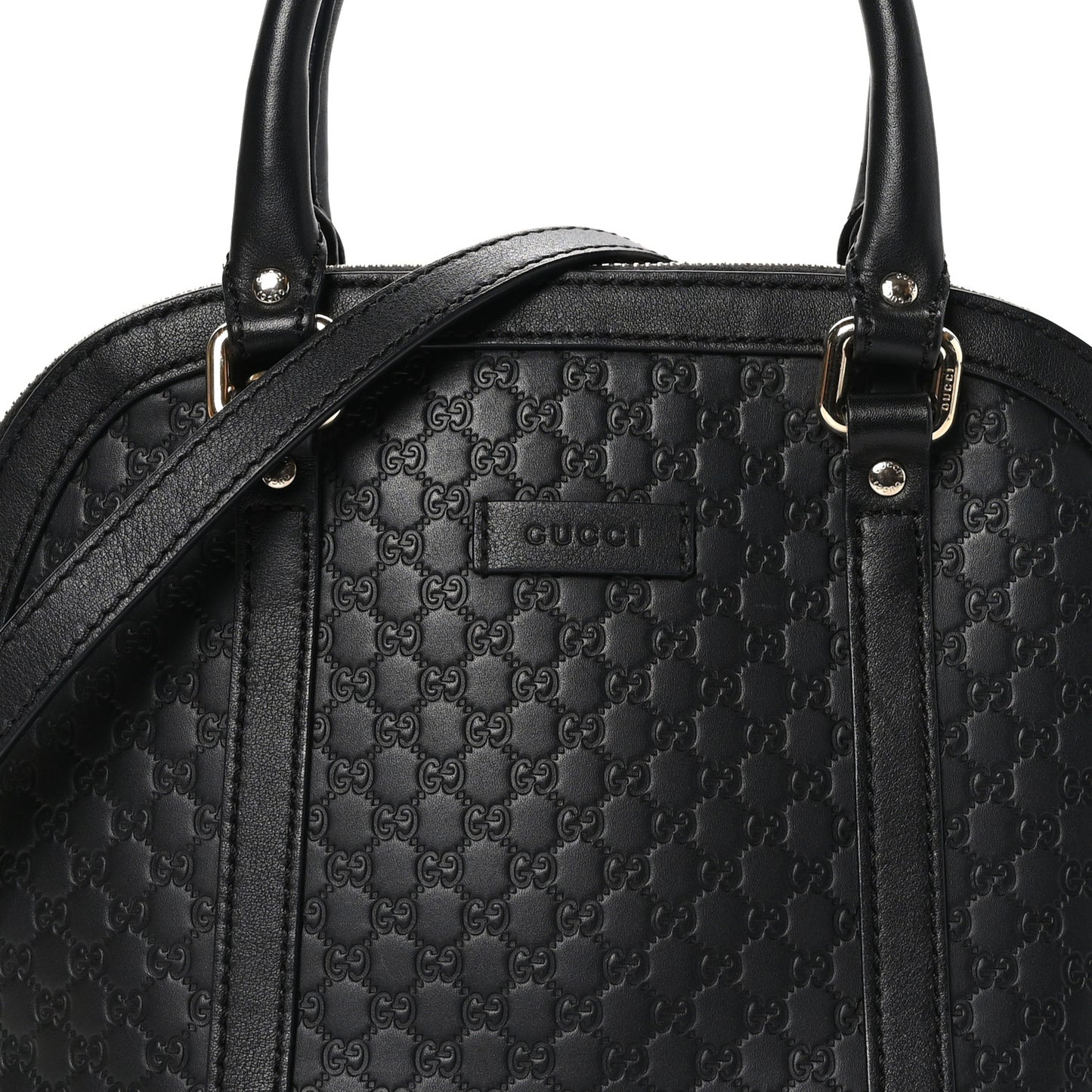 Microguccissima Mini Dome Bag Black