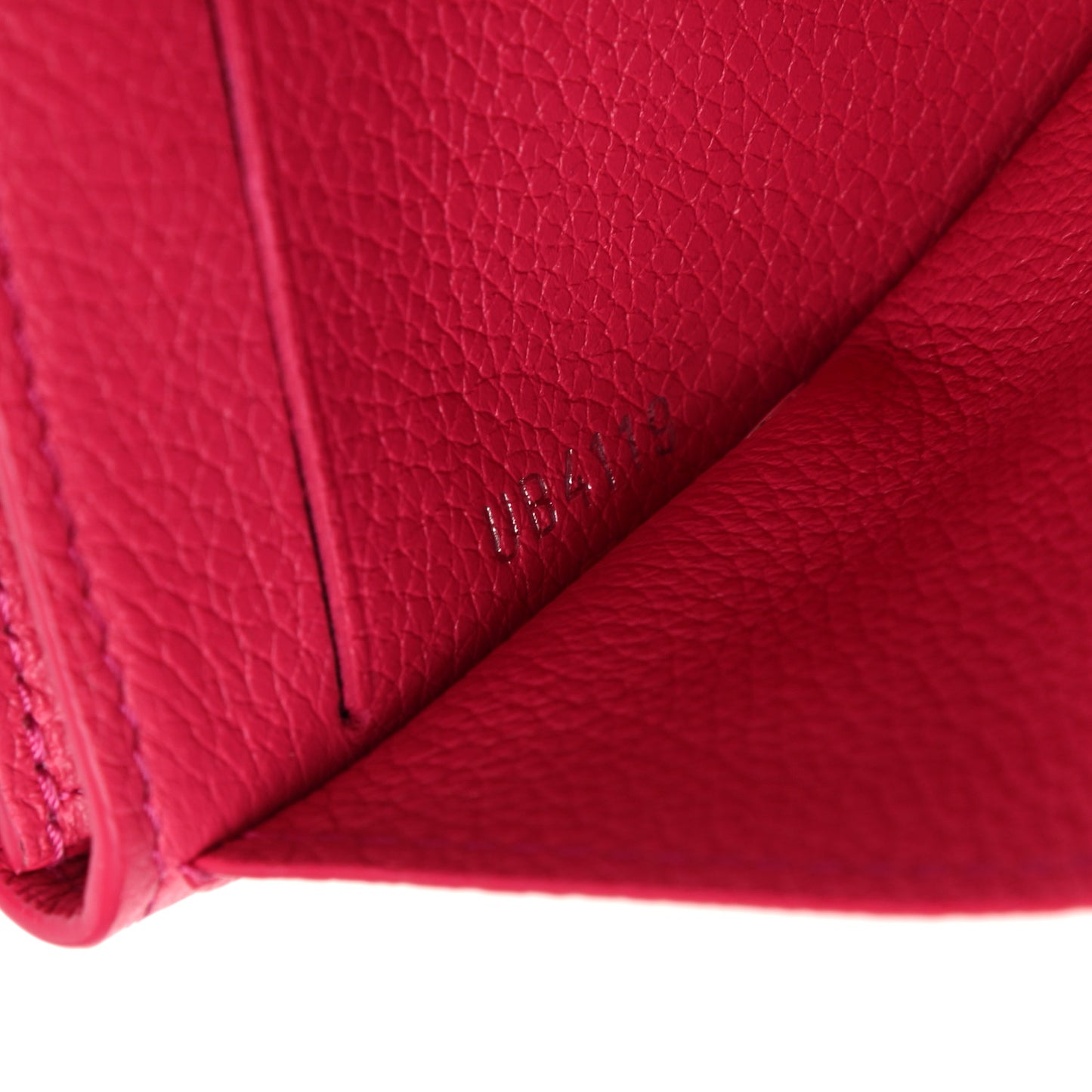 Calfskin Lockmini Wallet Hot Pink