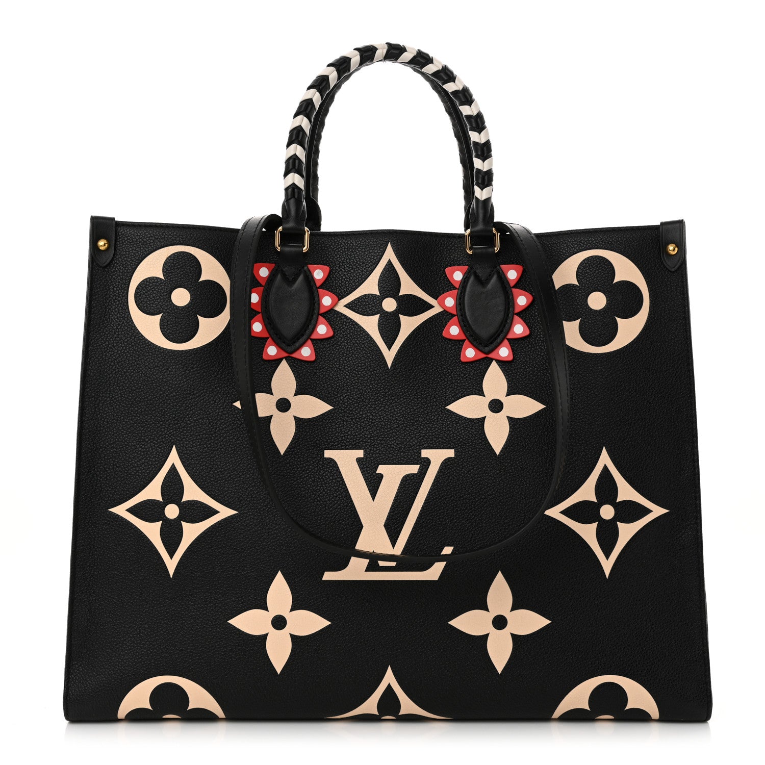 Louis Vuitton Empreinte Monogram Giant Crafty Onthego GM Black Creme 1 of 9
