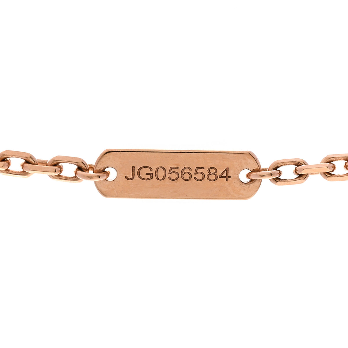 Van Cleef & Arpels 18K Rose Gold Gray Mother of Pearl Magic Alhambra Long Necklace 5 of 6