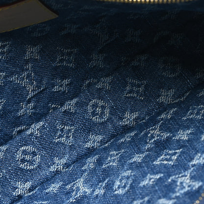 Louis Vuitton Monogram Pochette Accessories Cargo Blue Denim 5 of 10