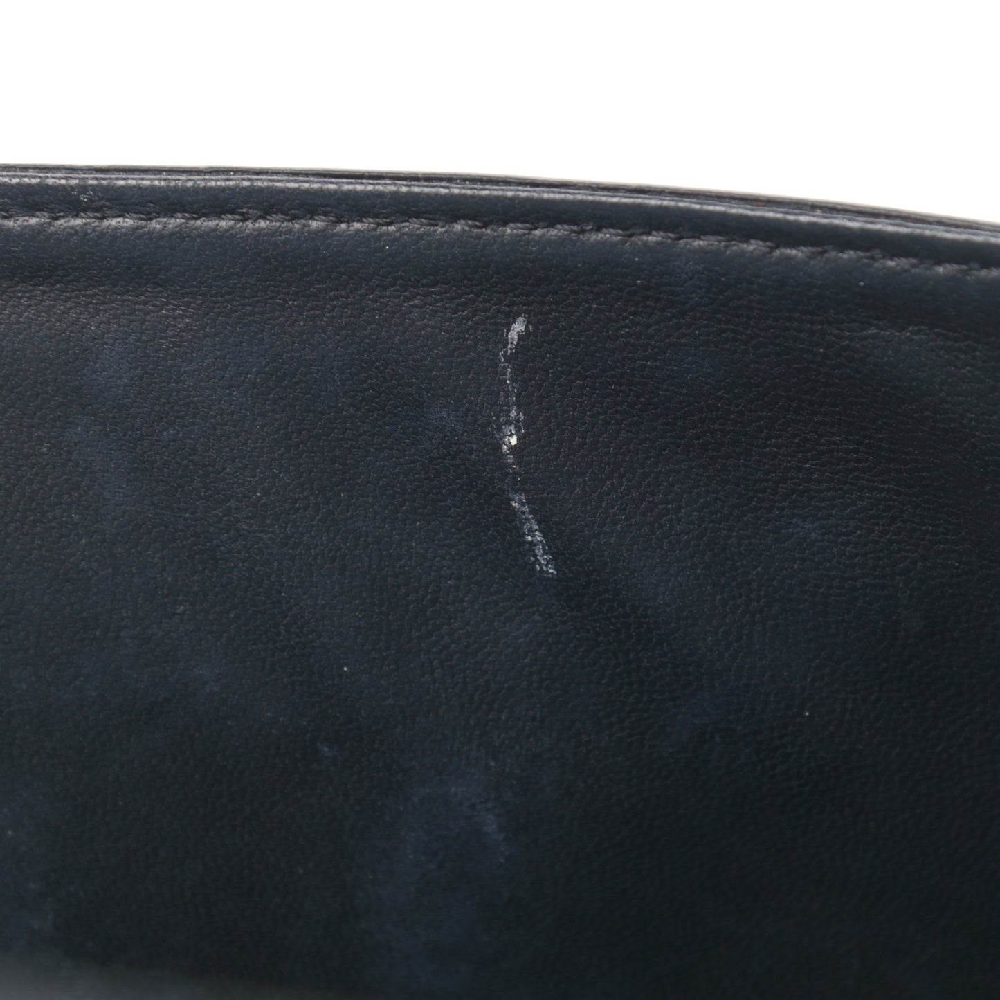 Calfskin Medium Barcelona Shoulder Bag Stone Blue