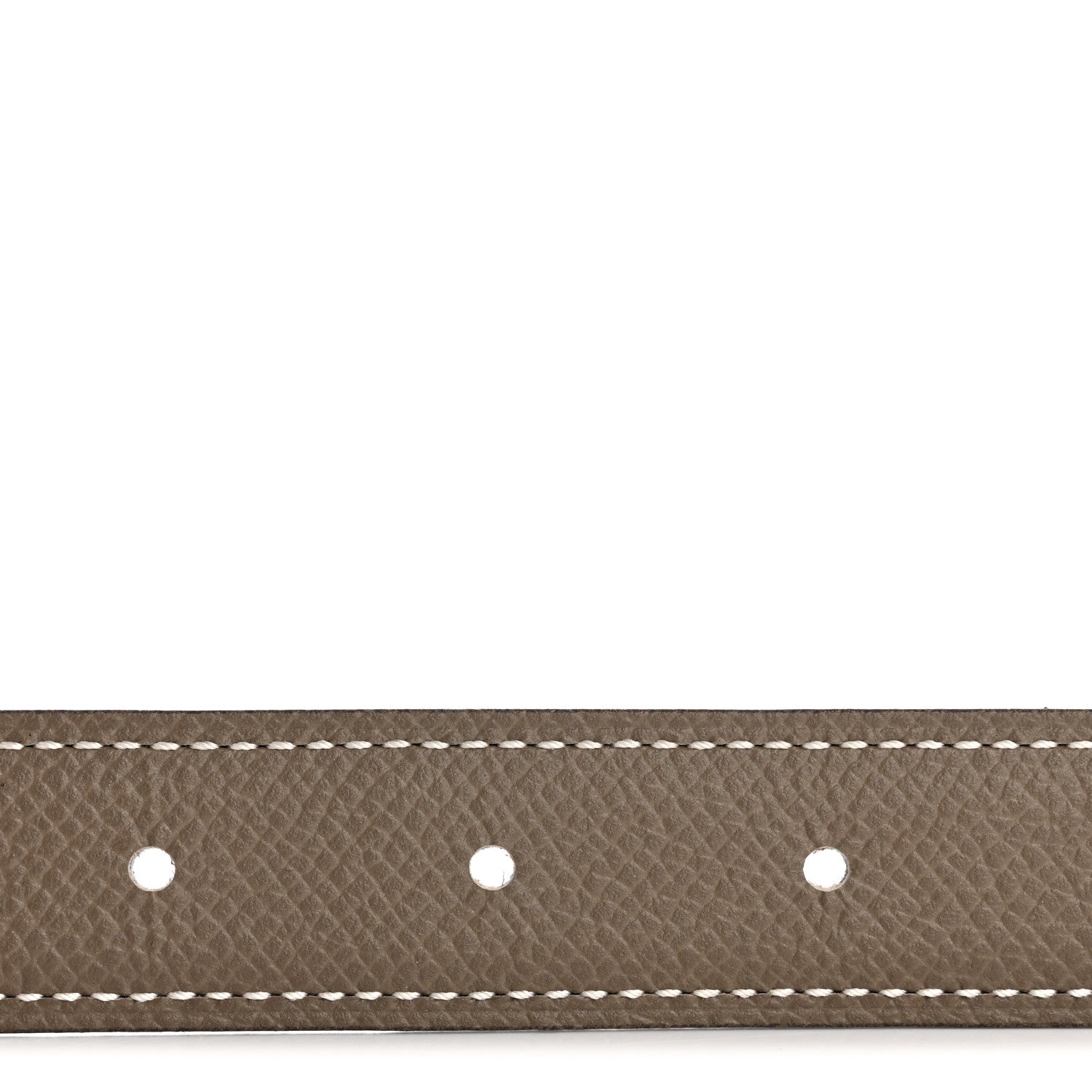 Hermes Swift Epsom 24mm Mini Constance H Belt 100 40 Black Etoupe 3 of 7