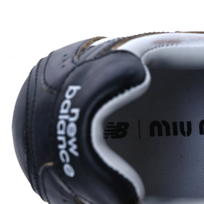 Miu Miu X NEW BALANCE Calfskin 530 SL Sneakers 41 Black White 9 of 10