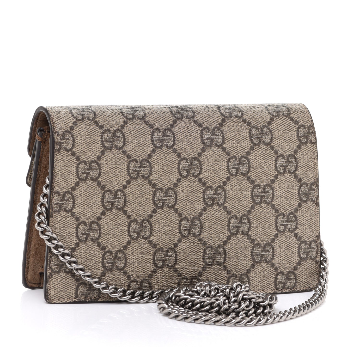 GG Supreme Monogram Super Mini Dionysus Shoulder Bag Taupe