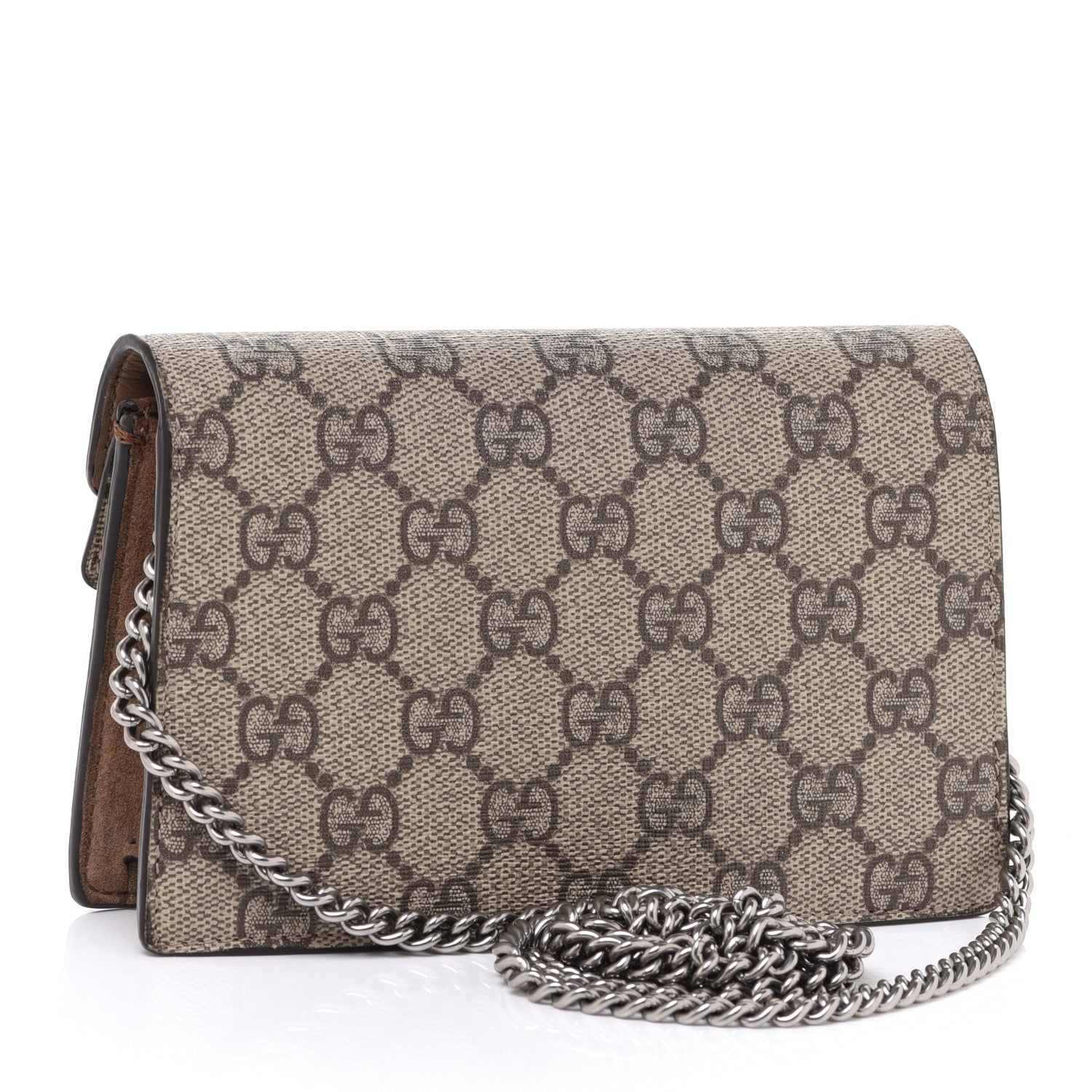 Gucci GG Supreme Monogram Super Mini Dionysus Shoulder Bag Taupe 3 of 9