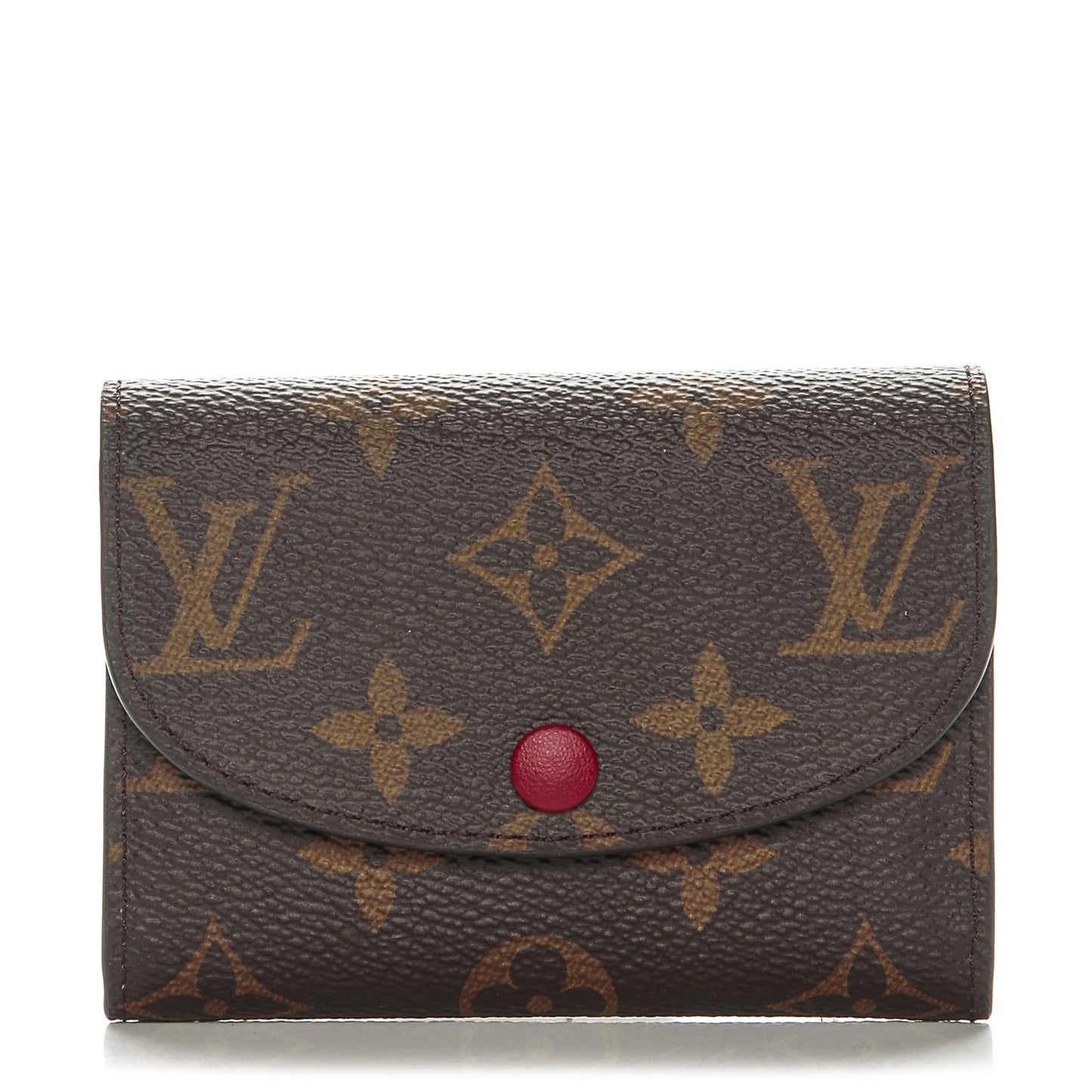 Monogram Rosalie Coin Purse Fuchsia