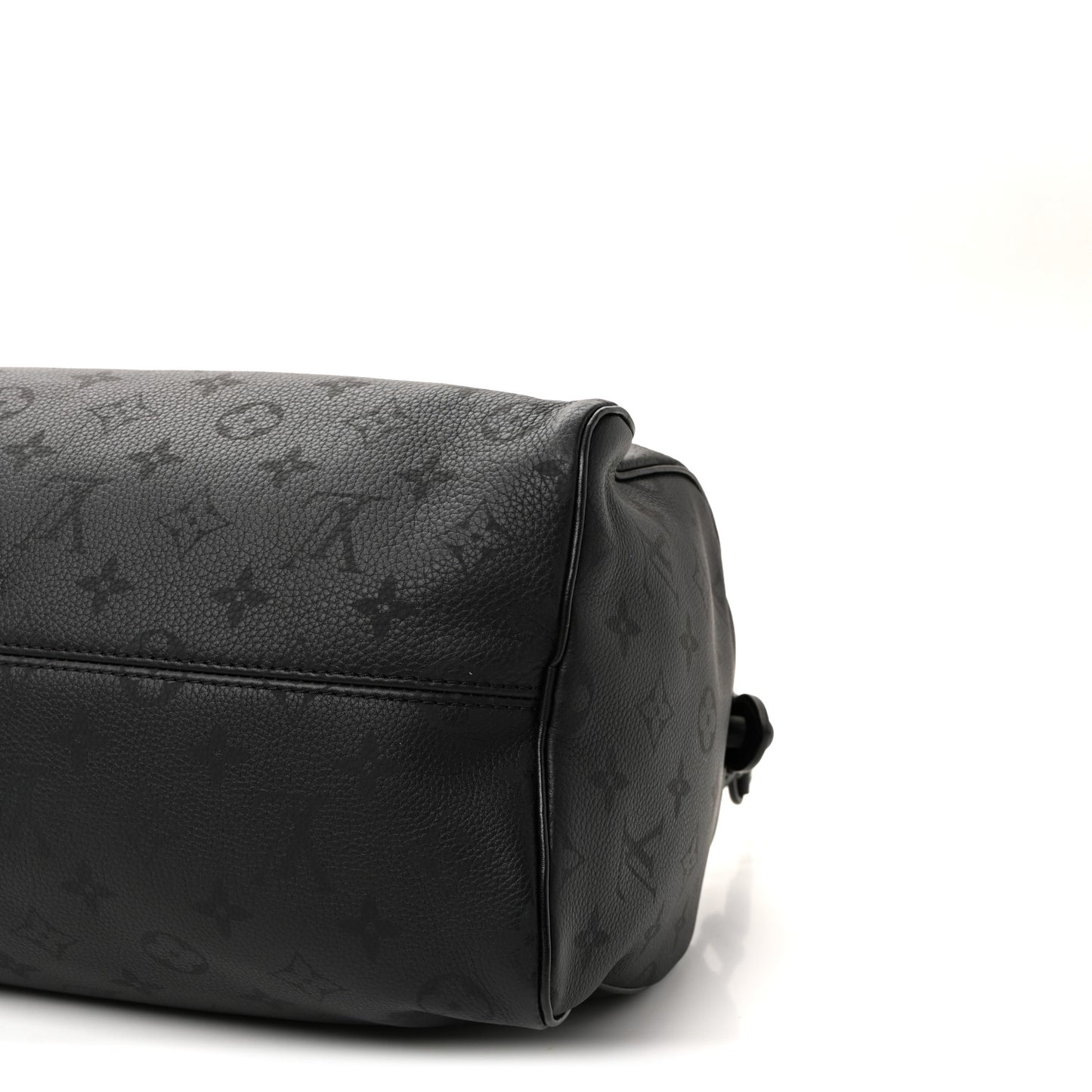Calfskin Monogram Speedy P9 Bandouliere 30 Ultra Black