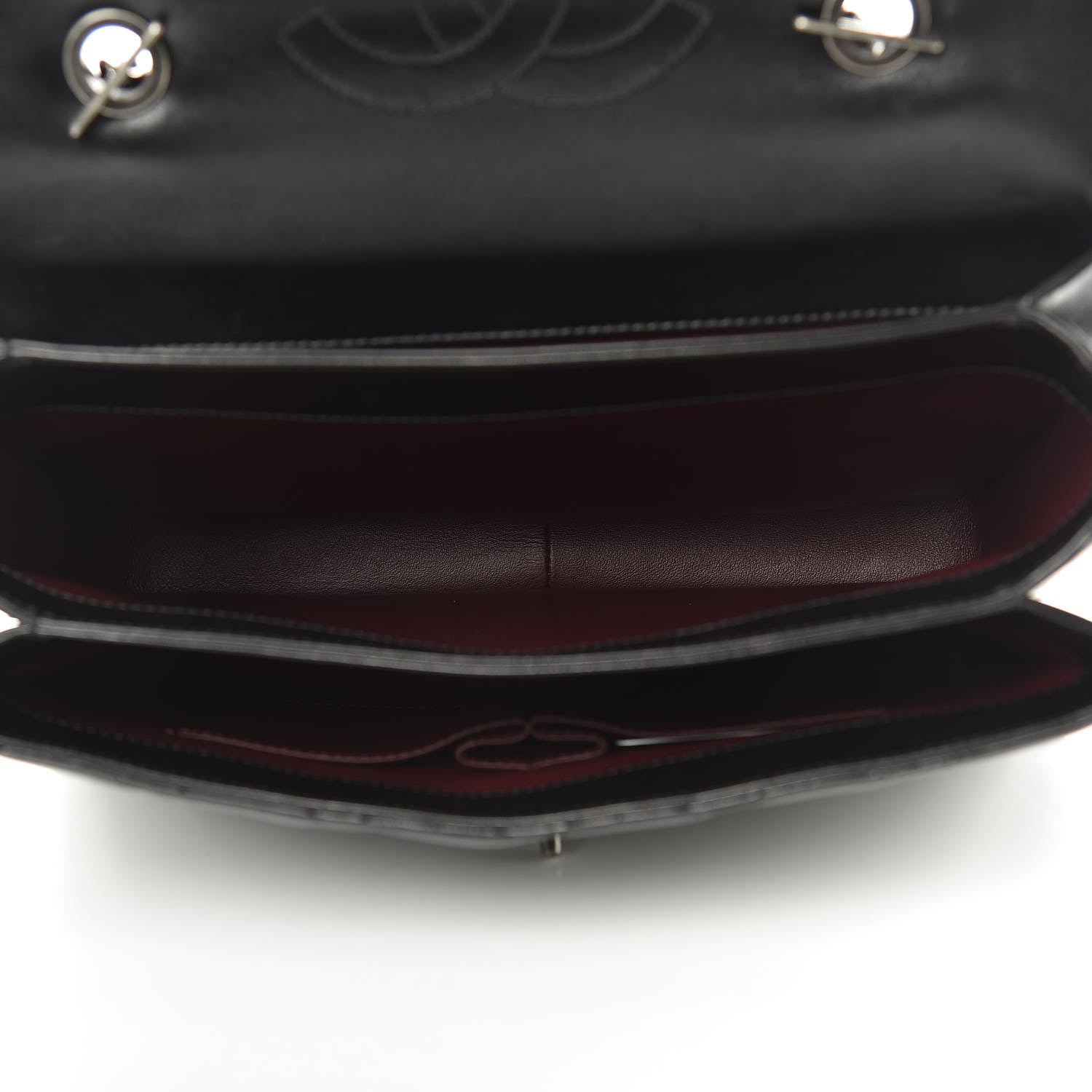 Chanel Lambskin Quilted Large Trendy CC Dual Handle Flap Bag Black 5 of 10