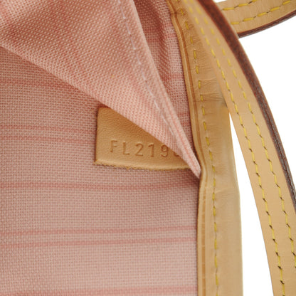 Louis Vuitton Damier Azur Neo Neverfull MM Rose Ballerine 8 of 9