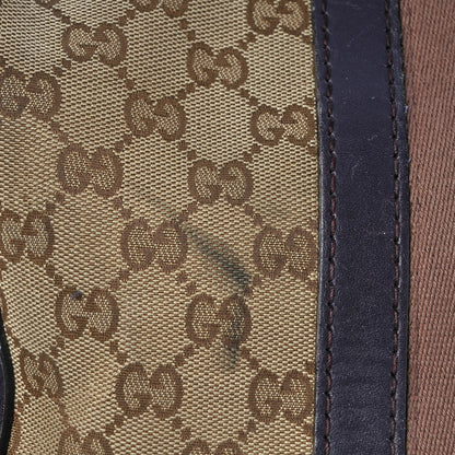 Gucci Monogram Vintage Web Medium Boston Dark Purple 11 of 19