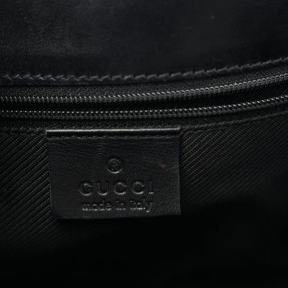 Gucci Monogram Bardot Shoulder Bag Black 6 of 12