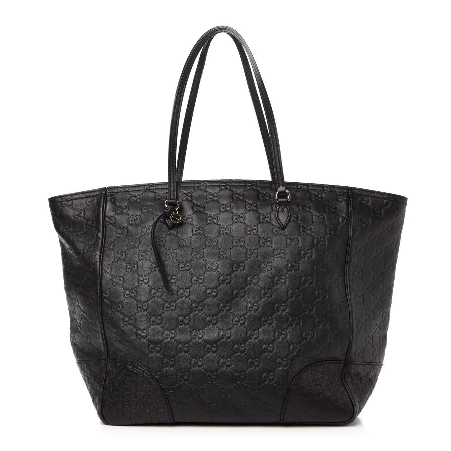 Guccissima Medium Bree Zippered Tote Black