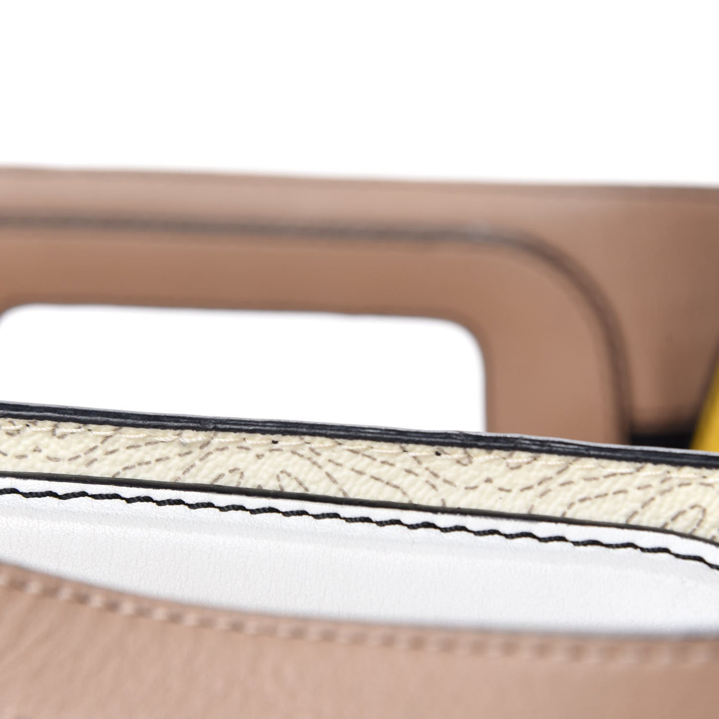 Calfskin Anagram Kite Bag Multicolor