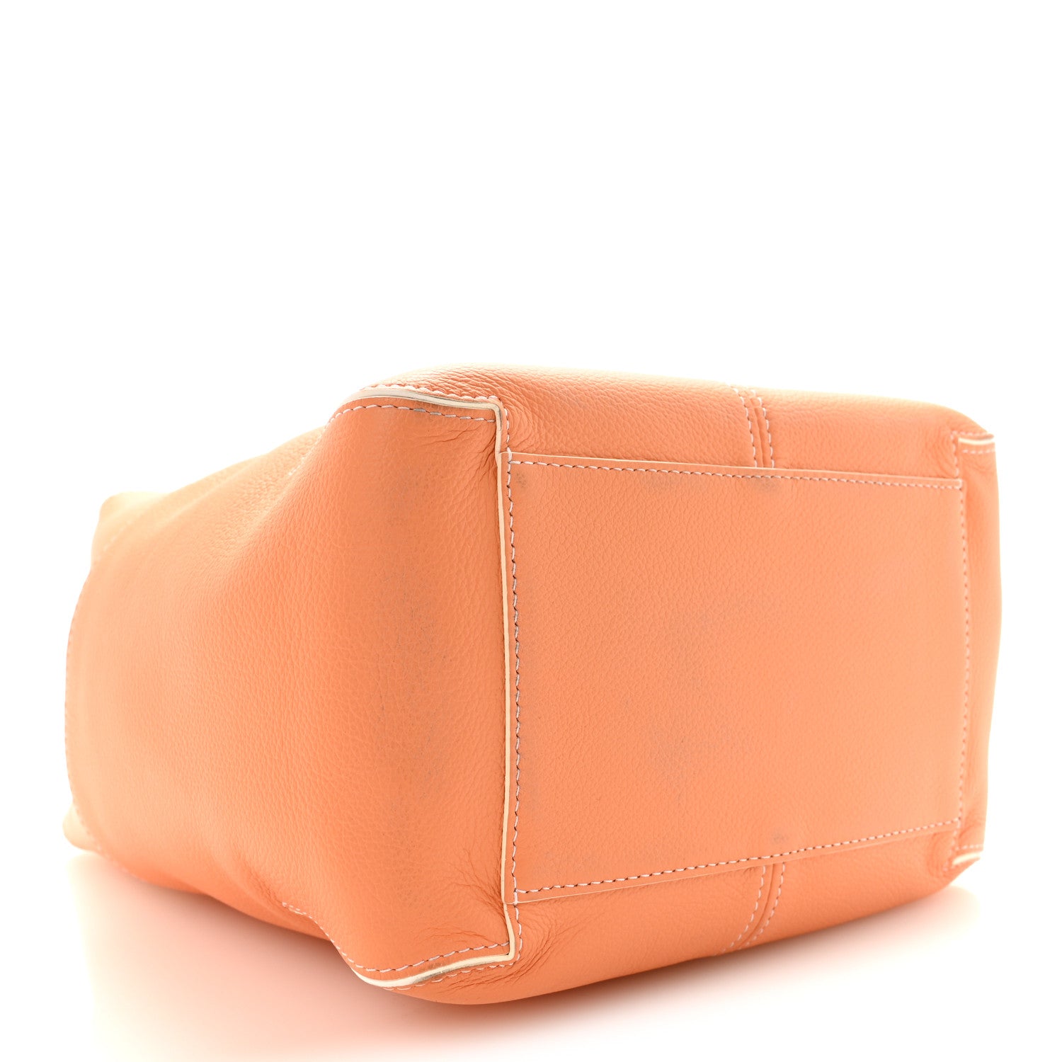 Delvaux Grained Calfskin Mini So Cool Satchel Abricot 8 of 9