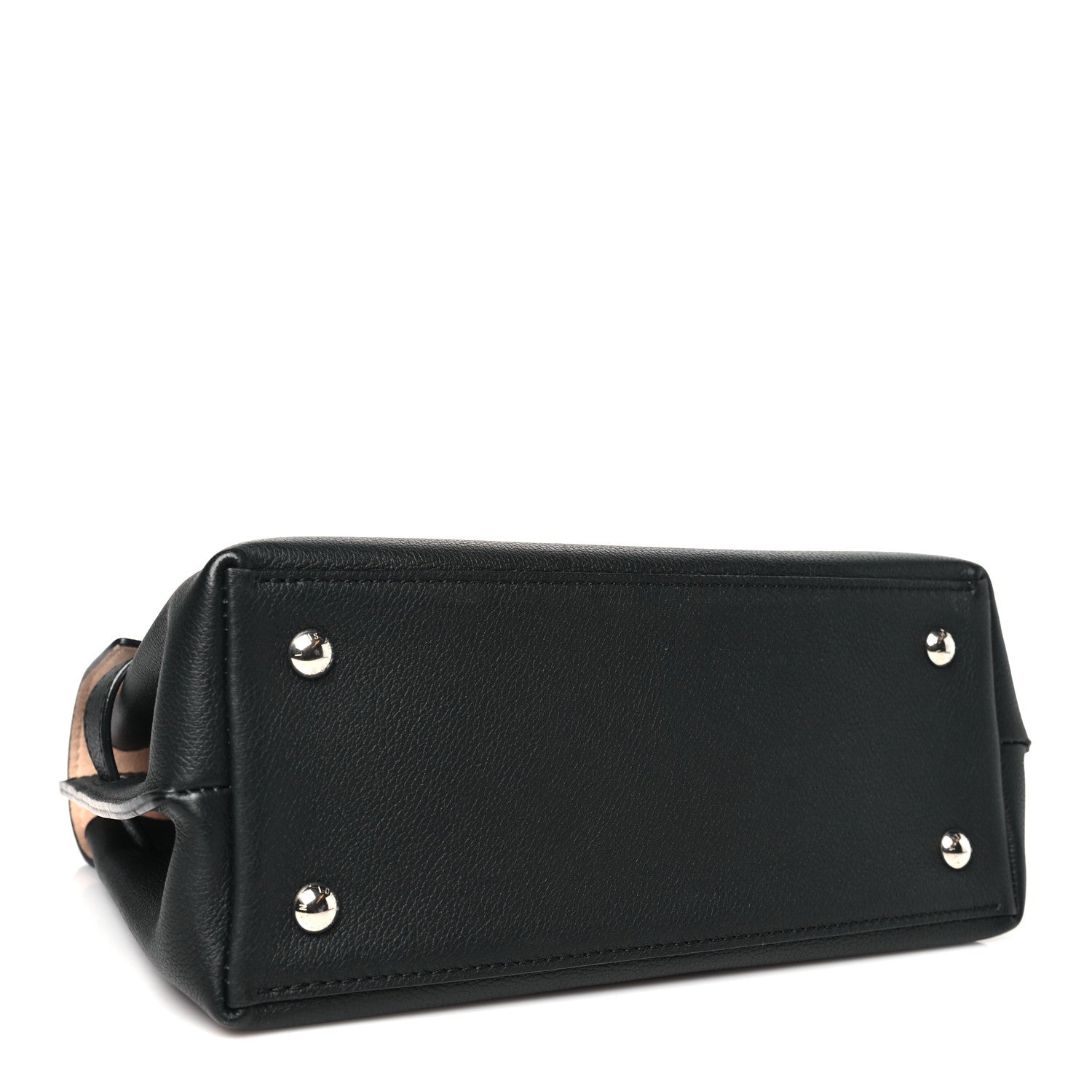 Louis Vuitton Calfskin Lockme Ever BB Black 4 of 9