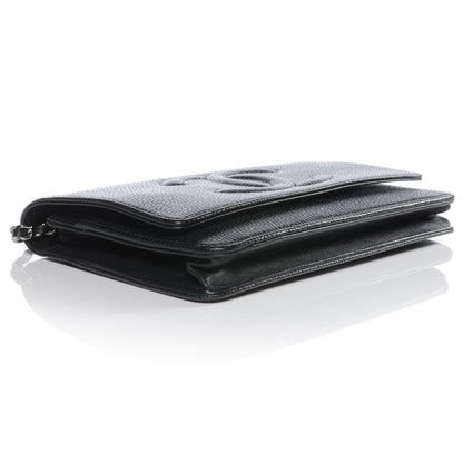 Chanel Caviar Wallet on Chain WOC Black 4 of 9