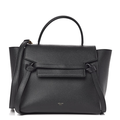 Celine Grained Calfskin Micro Belt Bag Black 1 of 11