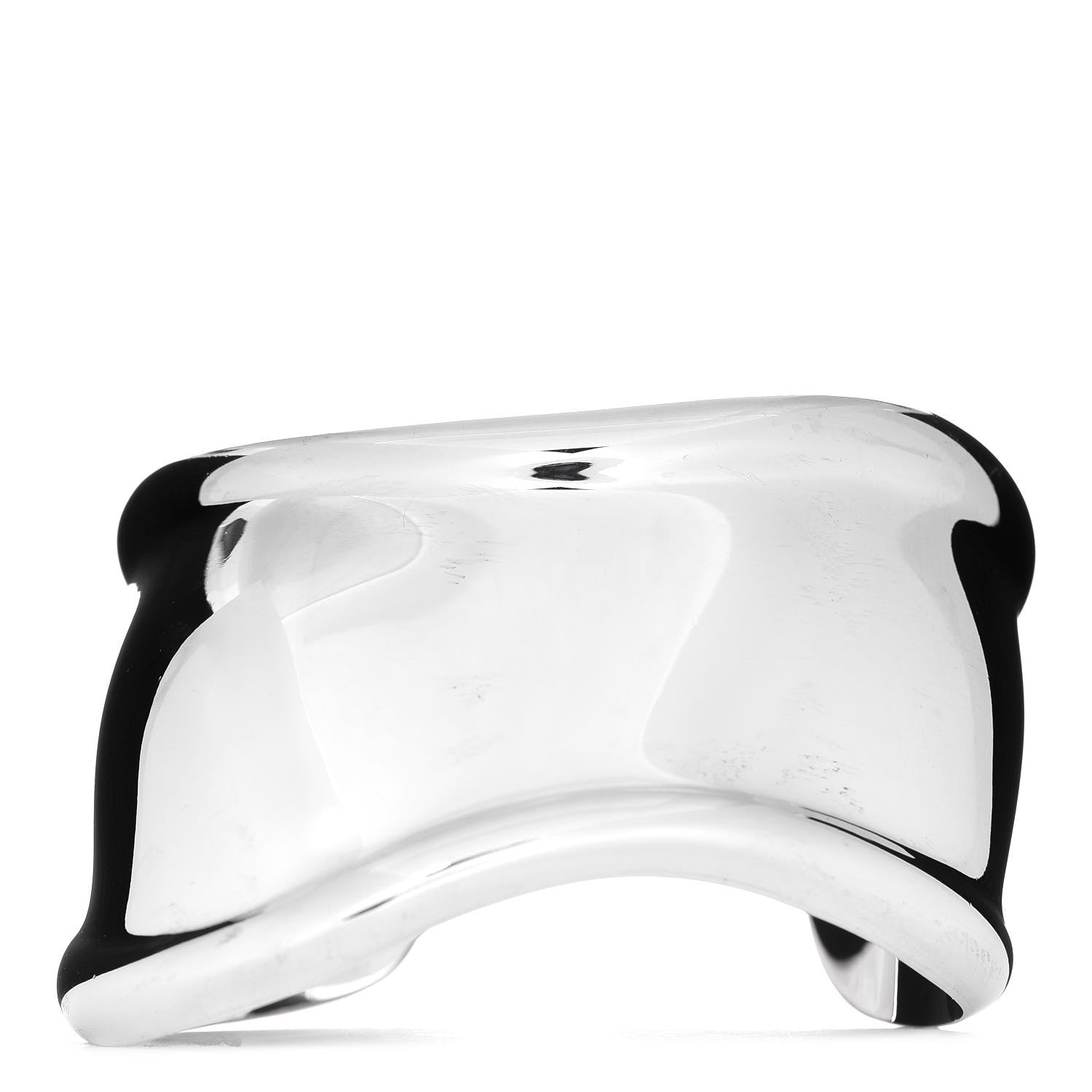 Tiffany Sterling Silver Small Elsa Peretti Right Wrist Bone Cuff Bracelet 1 of 6