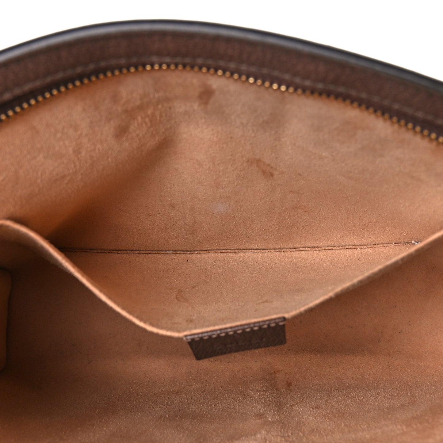 GG Supreme Monogram Web Ophidia Pouch Brown