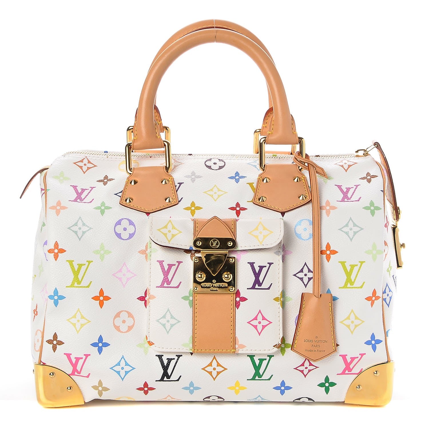 Louis Vuitton Monogram Multicolor Speedy 30 White 1 of 7