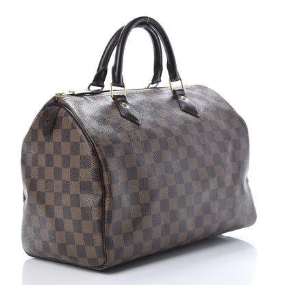 Louis Vuitton Damier Ebene Speedy 30 3 of 15