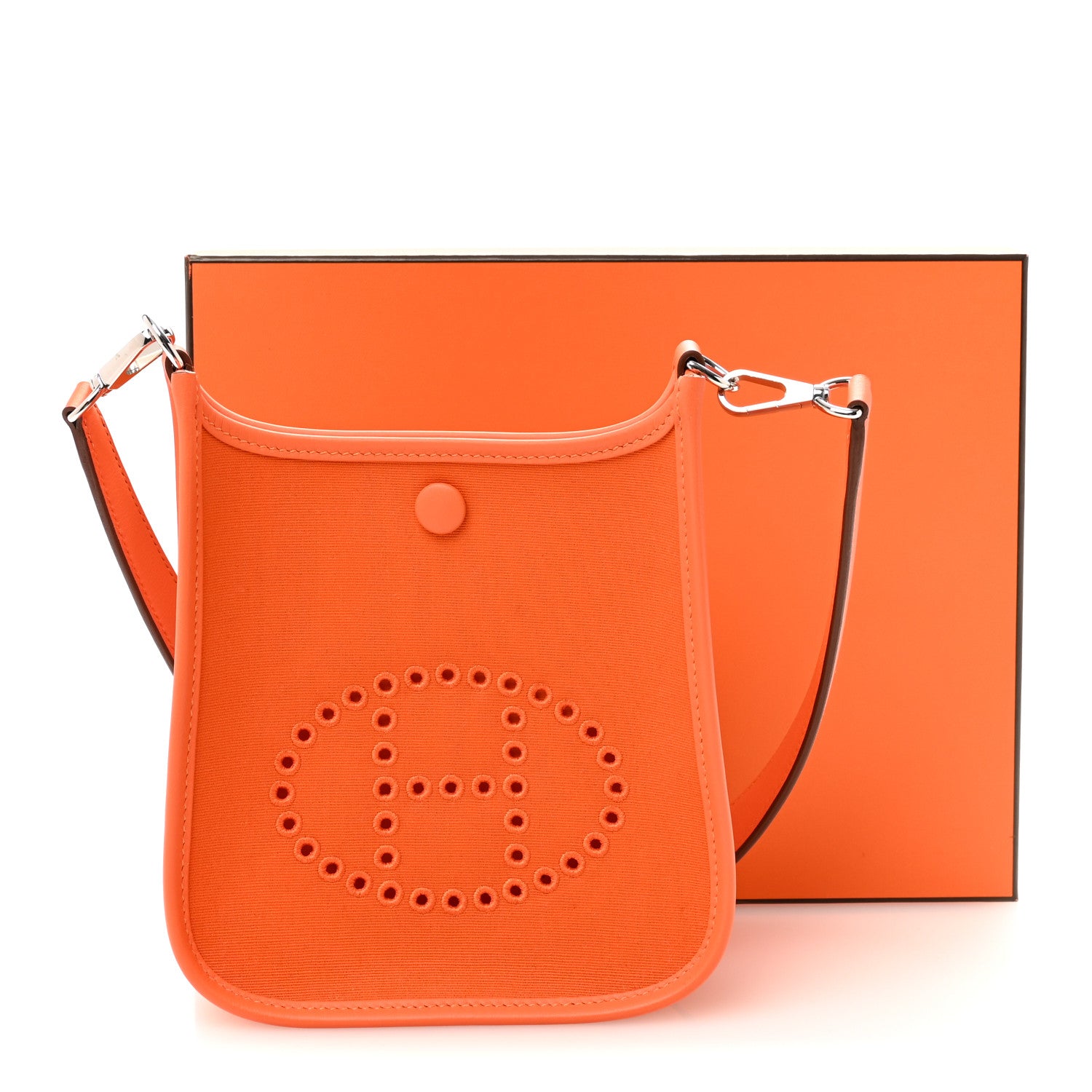 Hermes Toile Officier Swift Neo Evelyne TPM Orange 10 of 10