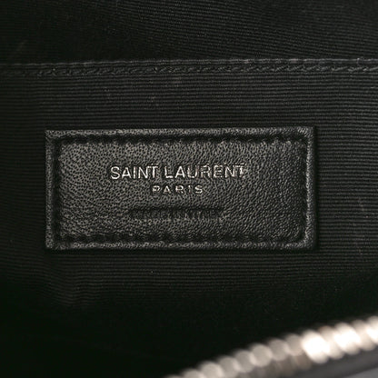 Saint Laurent Calfskin Matelasse Monogram Lou Camera Bag Black 6 of 12