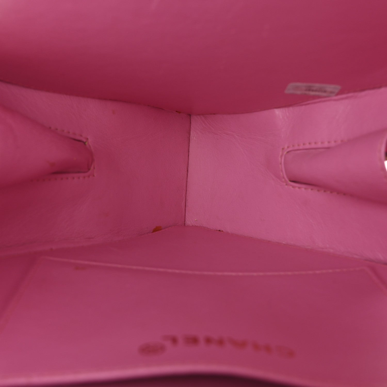 Chanel Patent Quilted CC Barbie Heart Vanity Case Pink 9 of 25