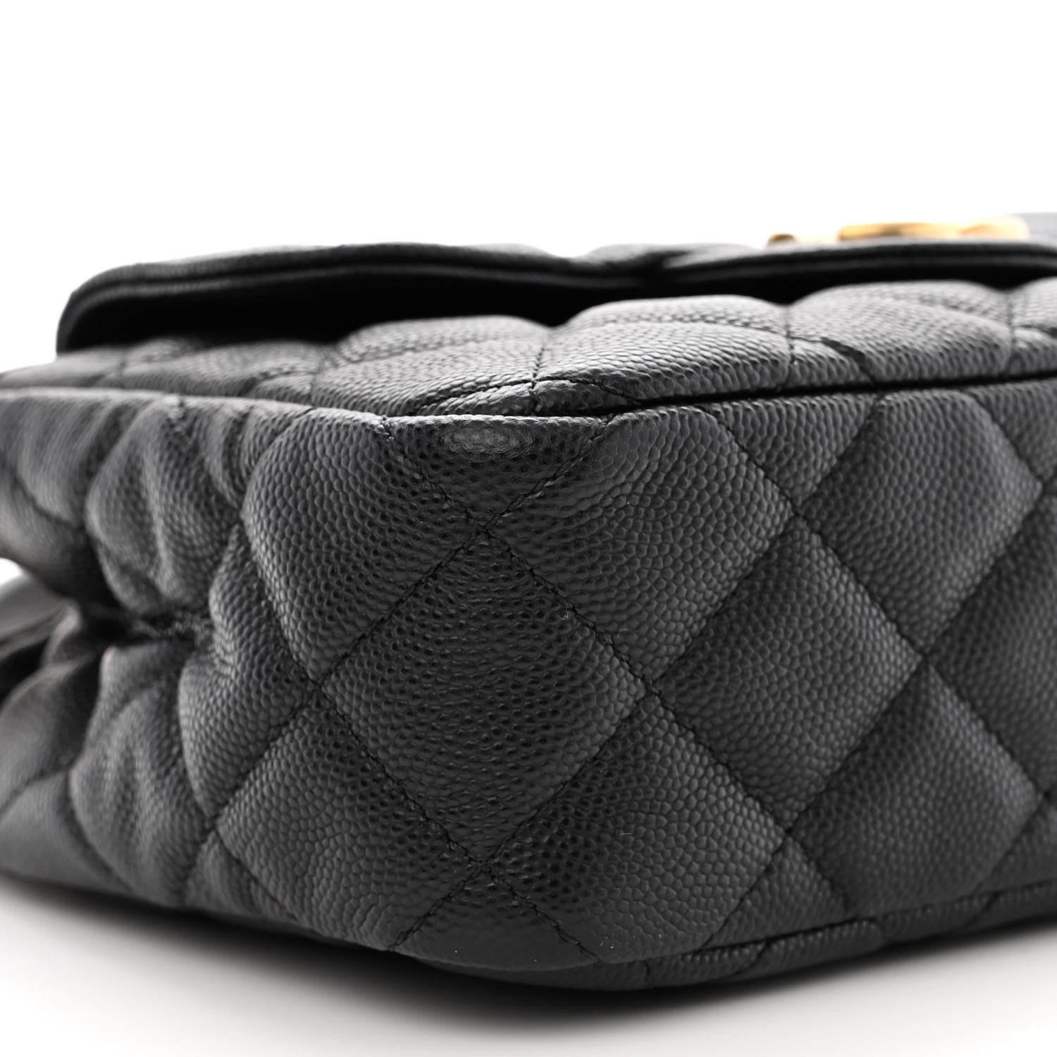 Chanel Caviar Quilted Small Wavy CC Hobo Black 9 of 11