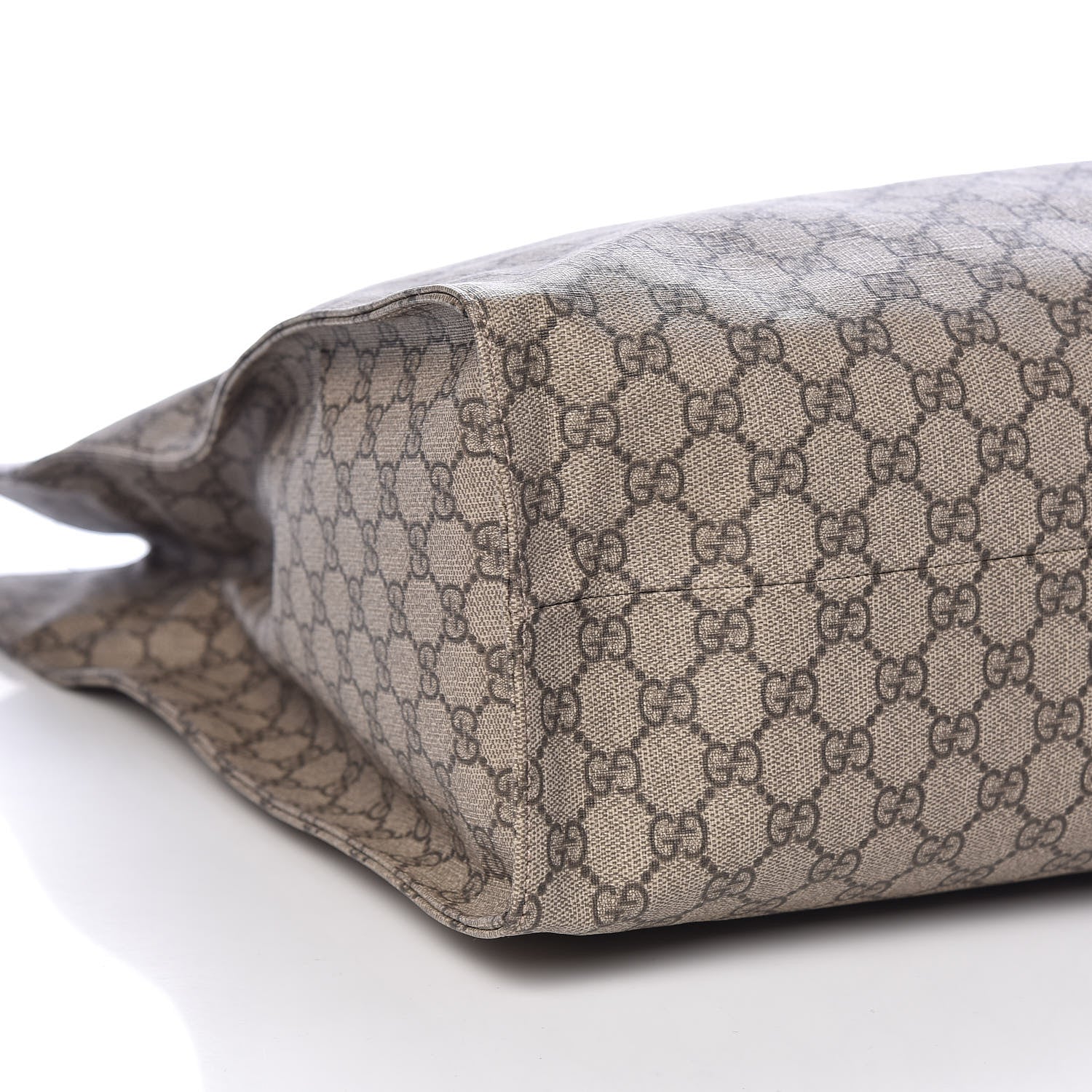 Gucci Soft GG Supreme Monogram Slip Handle Vertical Tote Beige New Acero 9 of 10