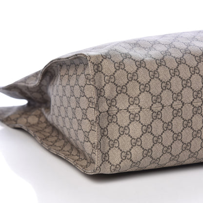 Gucci Soft GG Supreme Monogram Slip Handle Vertical Tote Beige New Acero 9 of 10