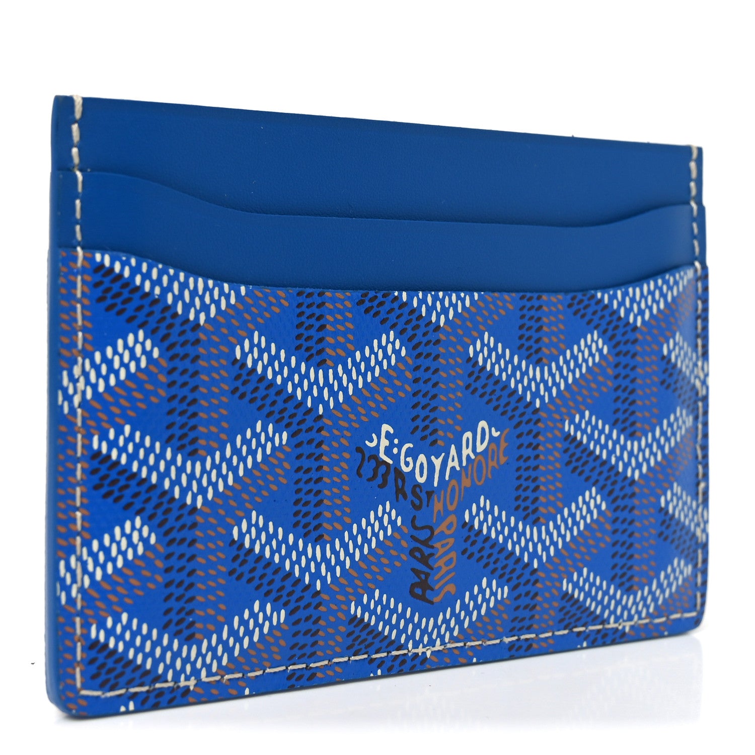 Goyard Goyardine Saint Sulpice Card Holder Sky Blue 3 of 7