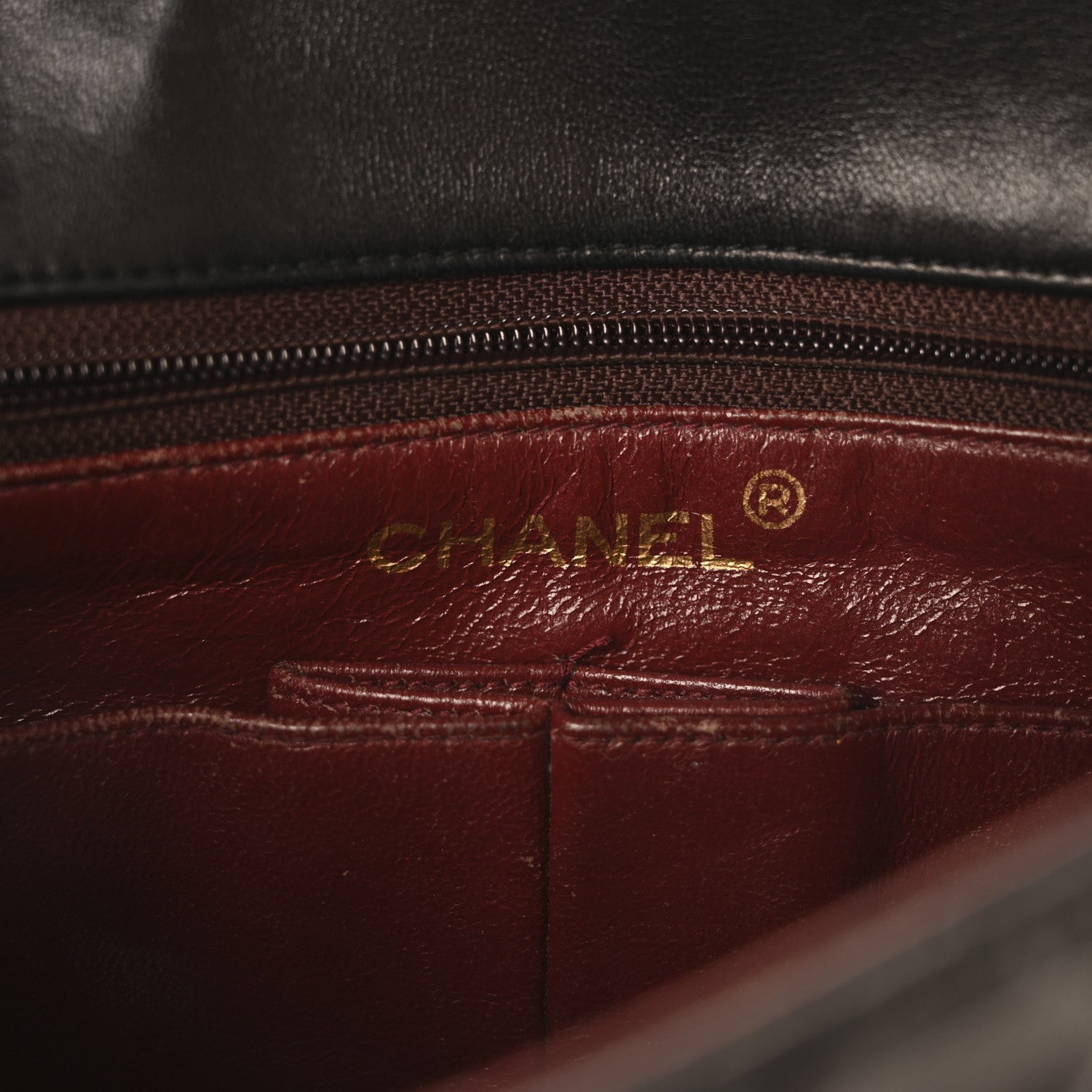 Chanel Lambskin Quilted Mini Square Flap Black 6 of 11
