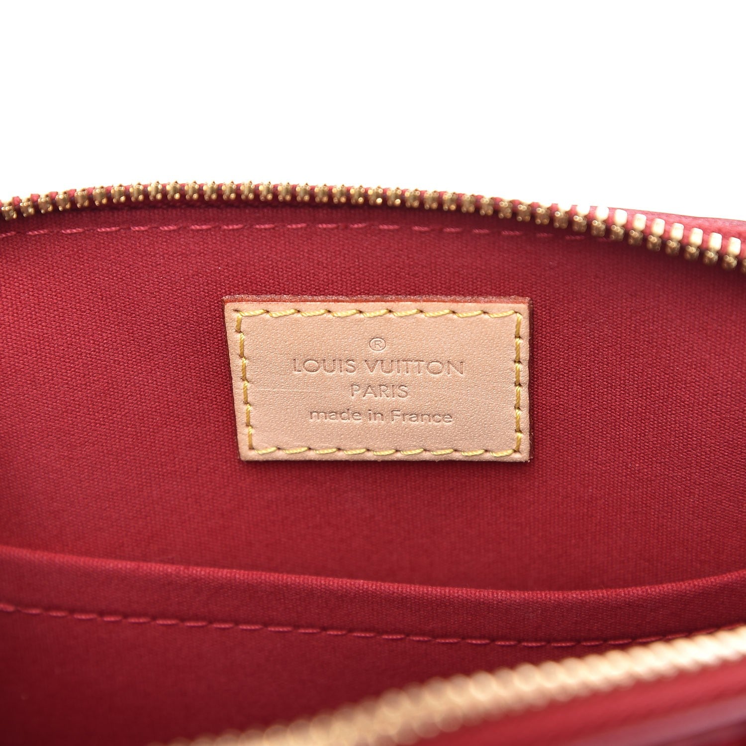 Louis Vuitton Vernis Alma BB Pomme D'Amour 7 of 8