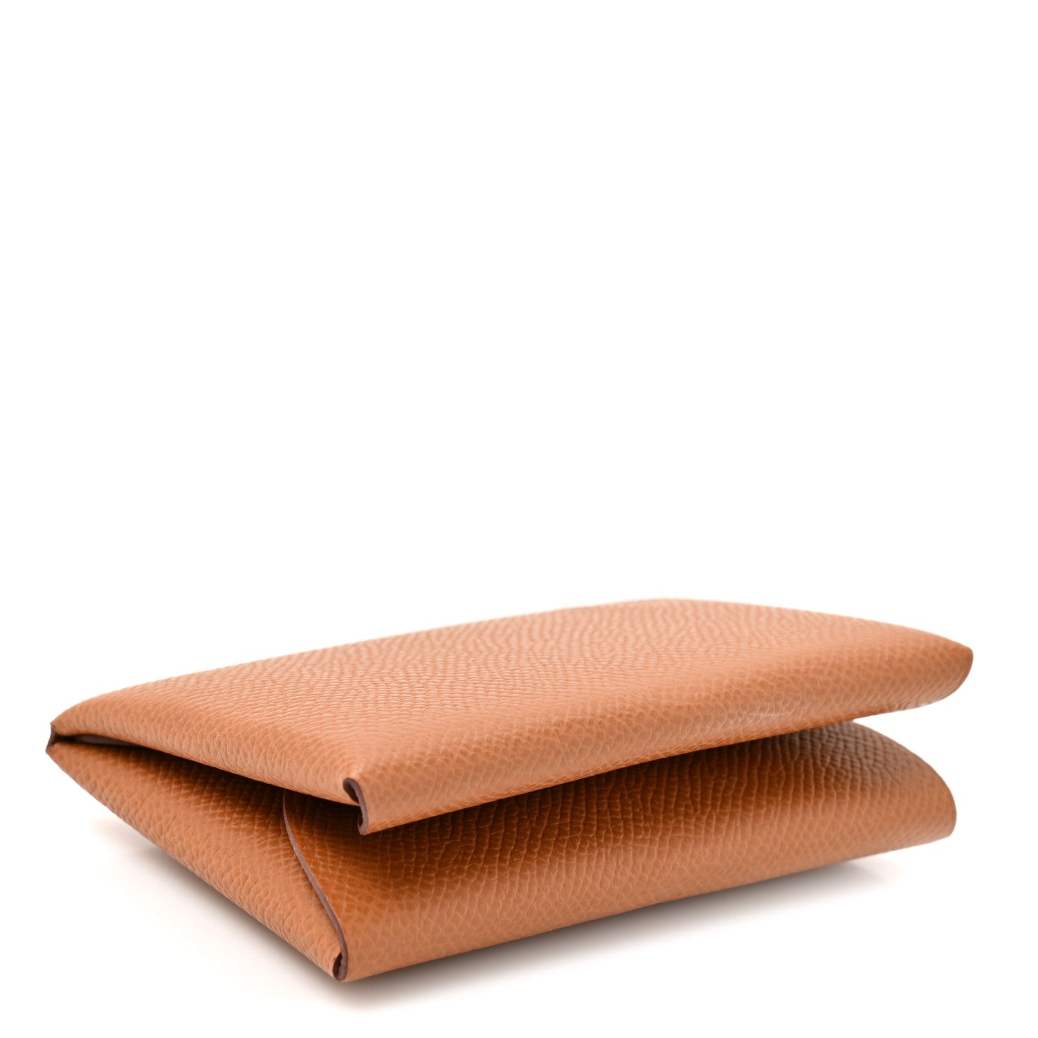 Hermes Epsom Calvi Duo Card Case Gold 4 of 7