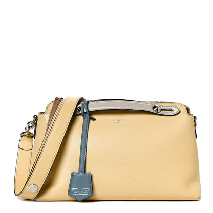 Fendi Vitello Dolce 4 Color Medium By The Way Boston Bag Grano Riviera Multicolor 1 of 12