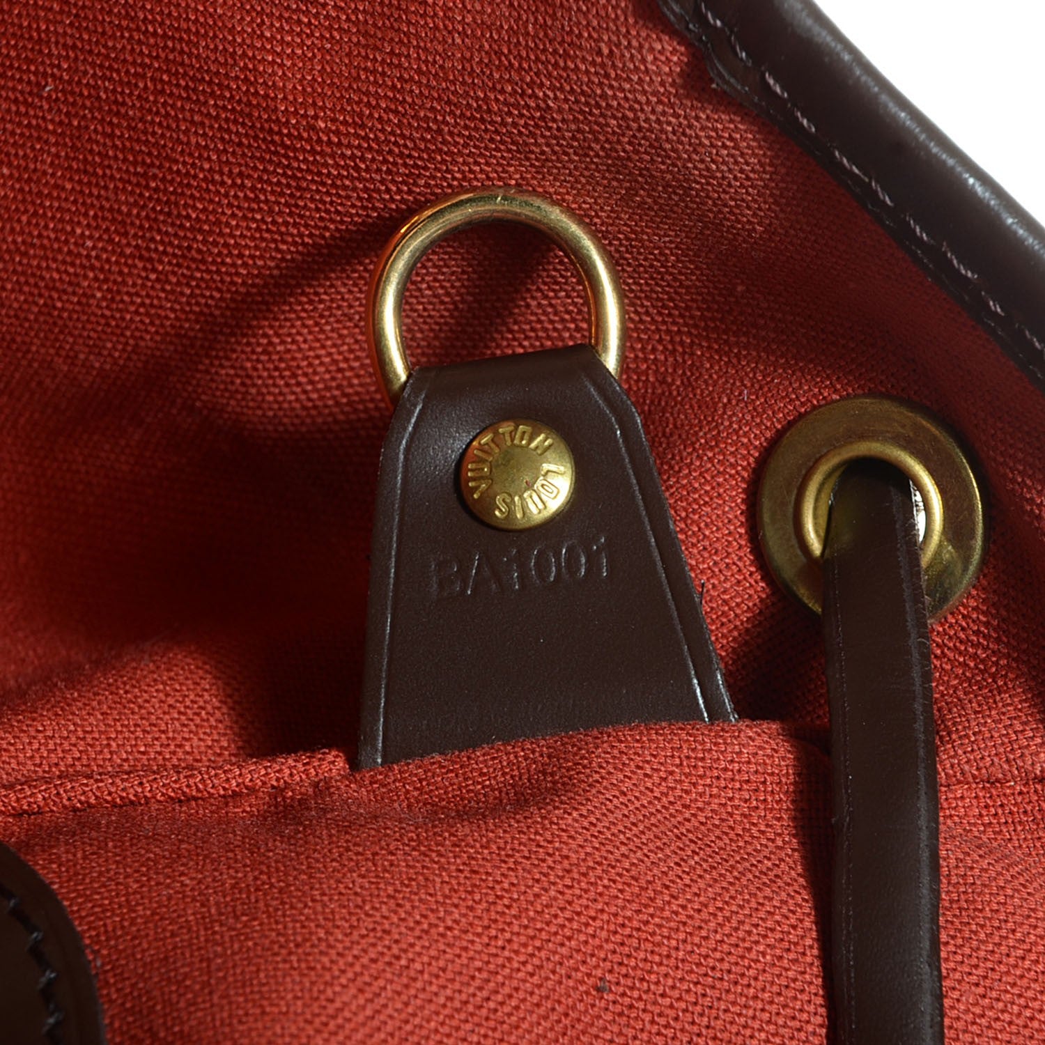 Louis Vuitton Damier Ebene Montsouris GM Backpack 7 of 7