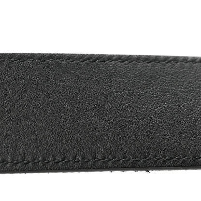 Saint Laurent Suede Monogram Square Buckle Belt 95 38 Black 7 of 8