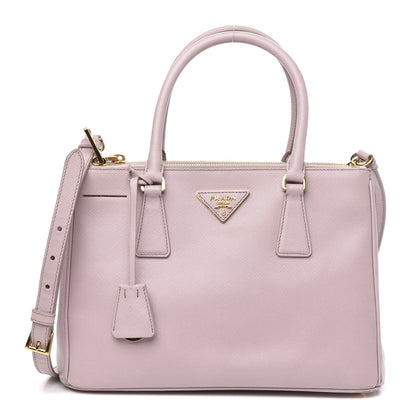 Prada Saffiano Small Galleria Double Zip Tote Mughetto 1 of 20