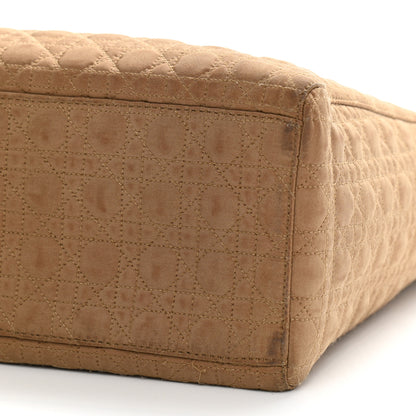 Christian Dior Nylon Cannage Large Lady Dior Tan 10 of 18