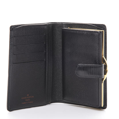 Louis Vuitton Epi French Purse Wallet Black 4 of 8