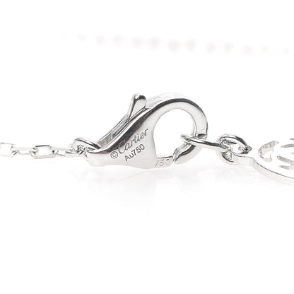 Cartier 18K White Gold Diamond LM D'Amour Pendant Necklace 5 of 6