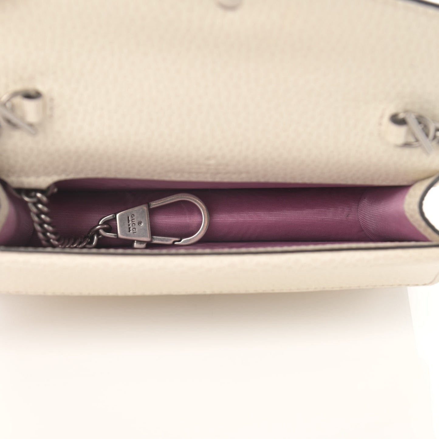 Dollar Calfskin Crystal Super Mini Dionysus Shoulder Bag Mystic White Black Diamond