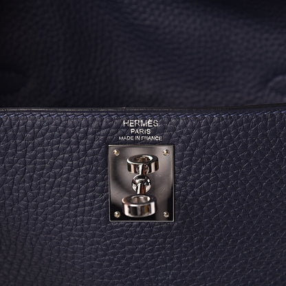 Hermes Taurillon Clemence Kelly Ado Backpack Bleu Nuit 6 of 12