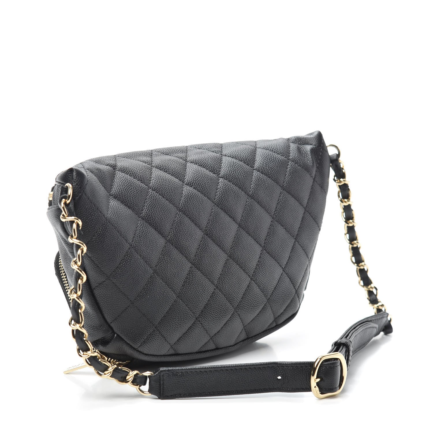 Chanel Caviar Quilted Business Affinity Waist Belt Bag Black 3 of 10