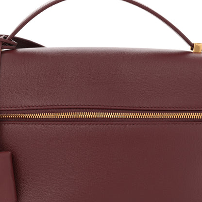 Loro Piana Saddle Calfskin Extra Bag L27 Azuki Beans 7 of 10